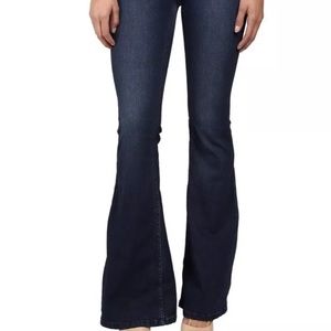 Free People Pull on Flare Jeans